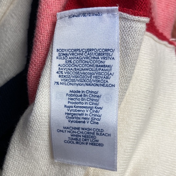 Chaps Multi Colored Sweater-NWT - Picture 7 of 8